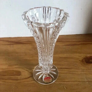 Vtg West Germany Crystal Vase